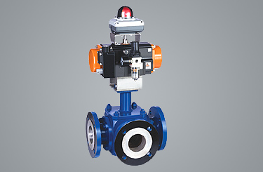 Pneumatic and Manual Ball Valve