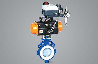 Pneumatic and Manual Butterfly Valve